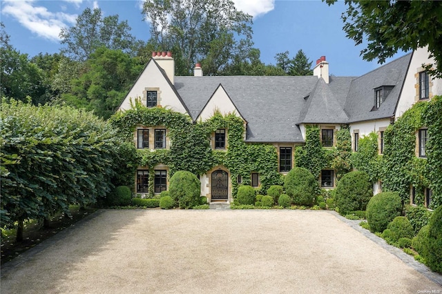 view of tudor home