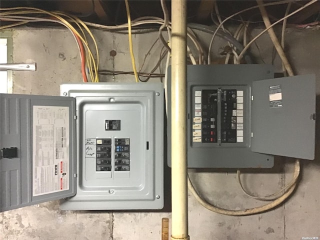 utilities with electric panel