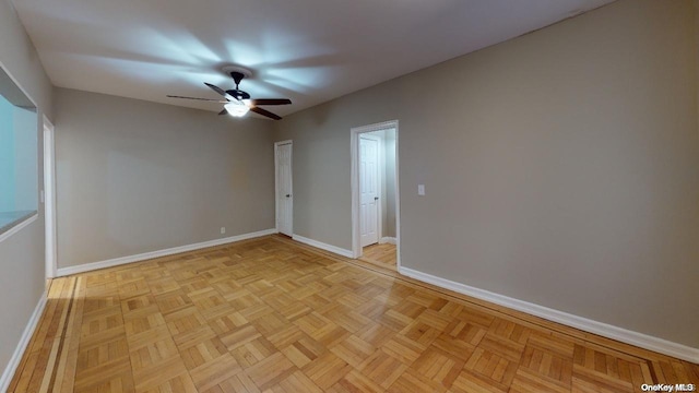 1075 Grand Concourse Unit 3C, Bronx, NY 10452 - unfurnished room featuring baseboards and a ceiling fan
