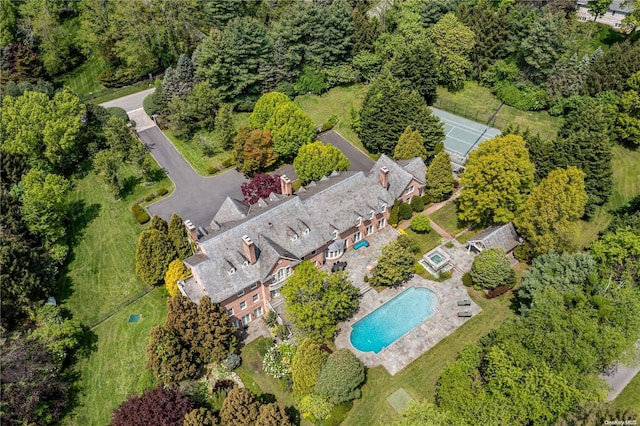 drone / aerial view