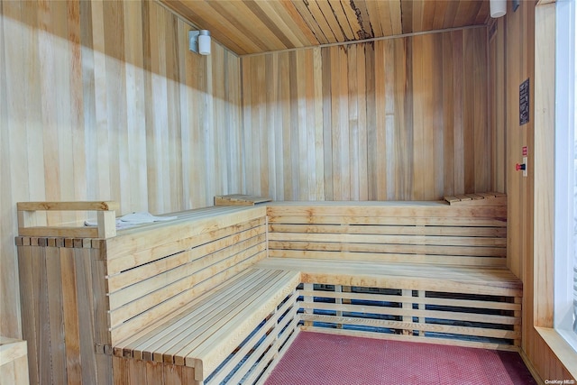 view of sauna / steam room