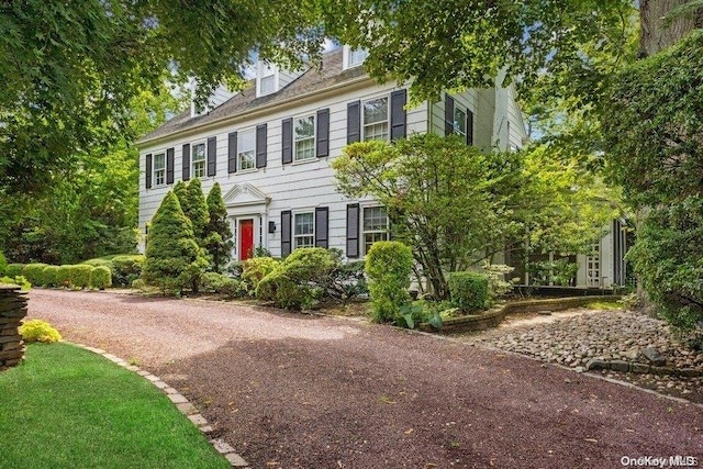 203 Albon Rd, Hewlett Harbor, NY 11557 - view of colonial-style house