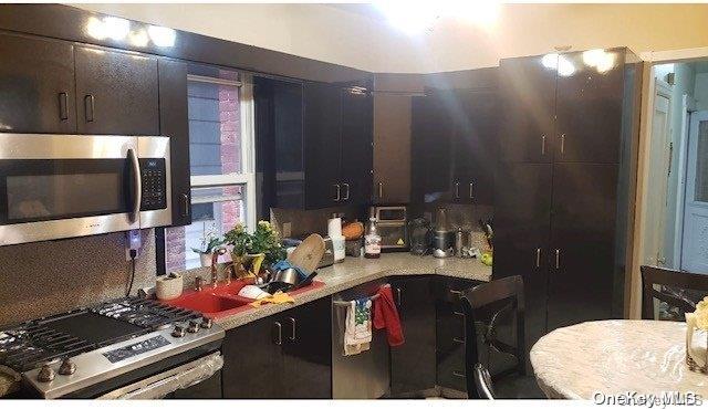 kitchen featuring appliances with stainless steel finishes