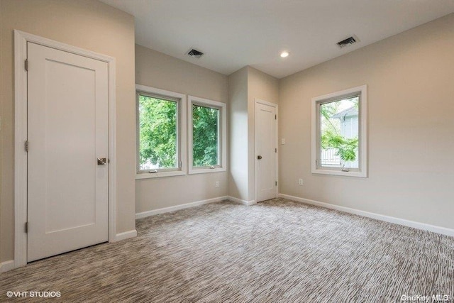 interior space featuring a wealth of natural light