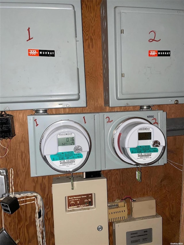 utility room featuring electric panel