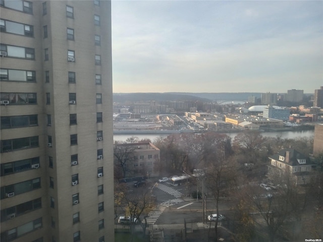 view of city featuring a water view