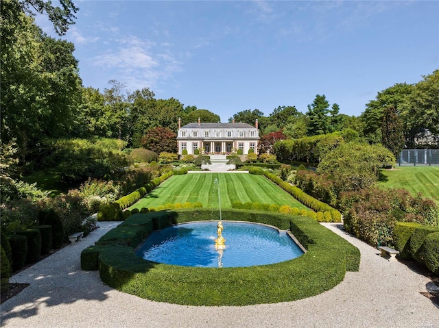 view of pool