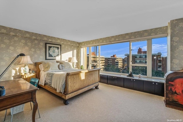 bedroom featuring carpet floors