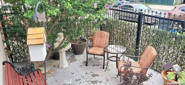 balcony featuring a patio