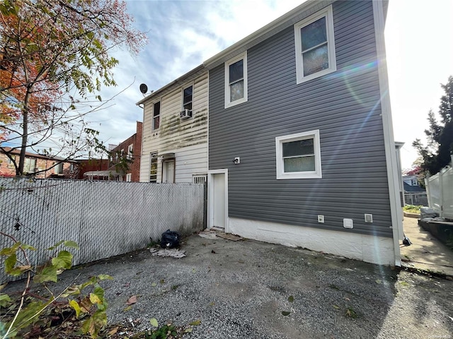 view of rear view of property