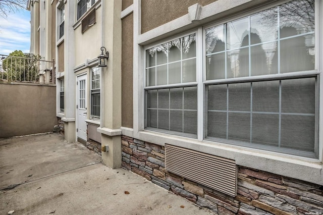 exterior space with a patio area