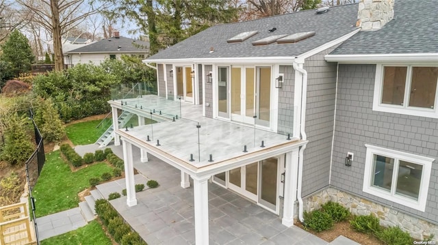 exterior space with a patio