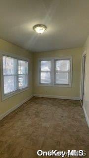 view of unfurnished dining area