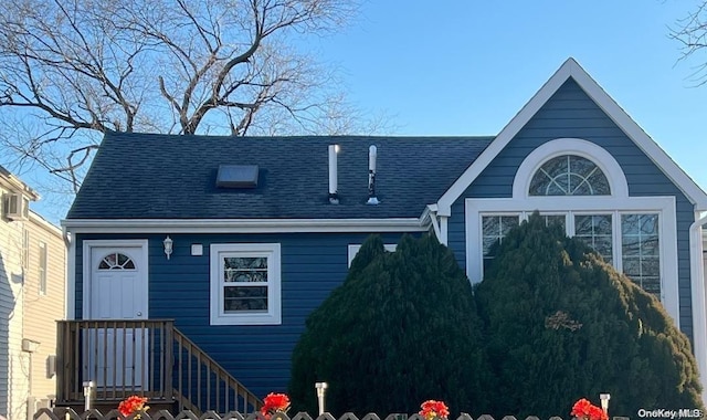 view of front of home