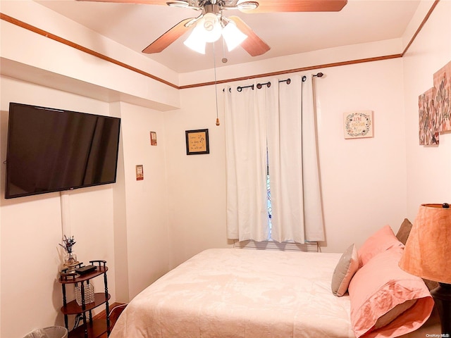 26-44 92nd St, Flushing, NY 11369 - bedroom featuring ceiling fan