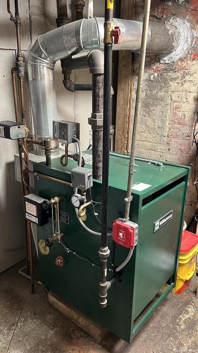 453 Ridgewood Ave, Brooklyn, NY 11208 - utilities with a heating unit