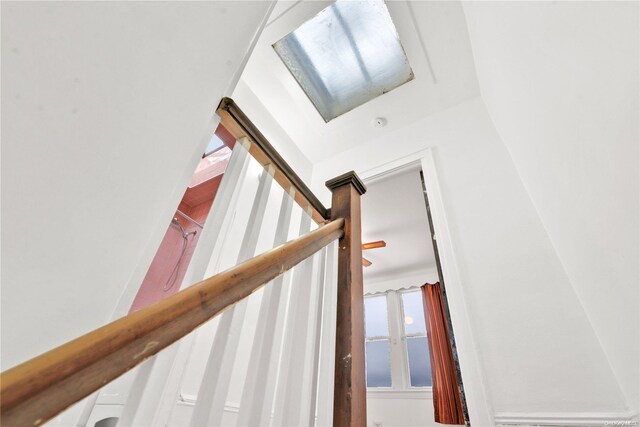 room details with a skylight