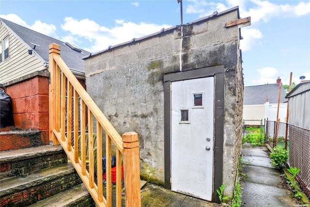 view of outbuilding