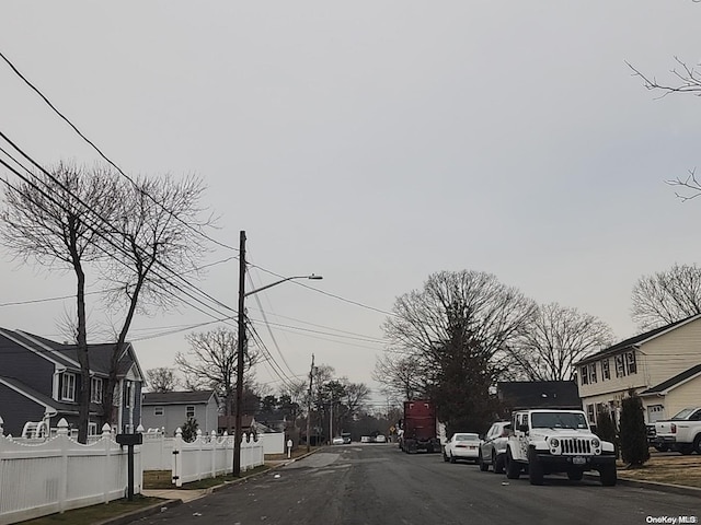 view of road