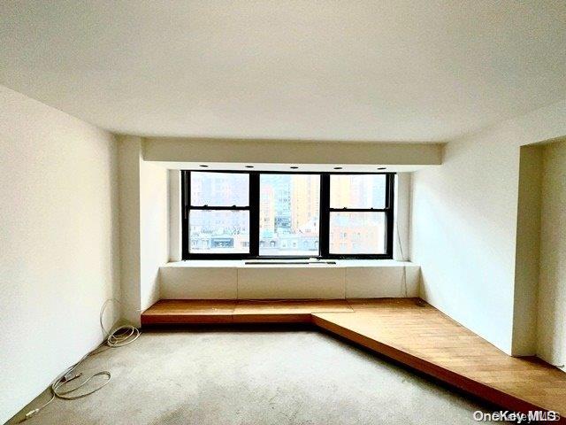 unfurnished room with a wealth of natural light, carpet, and a textured ceiling