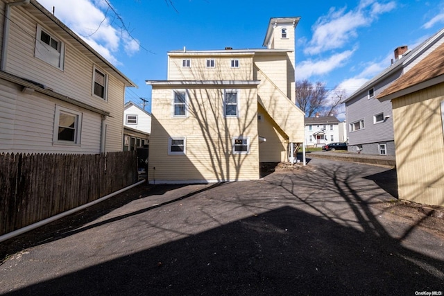 view of back of property