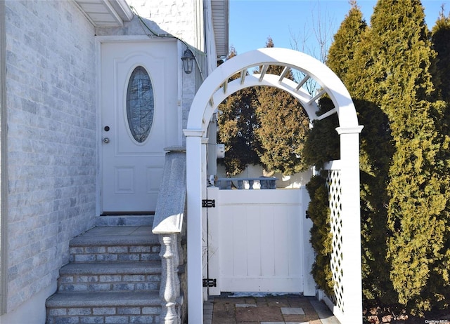 view of entrance to property