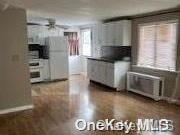 kitchen with ceiling fan