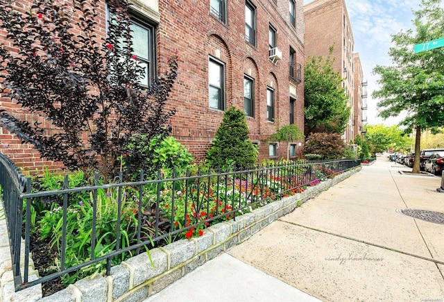 view of property with cooling unit