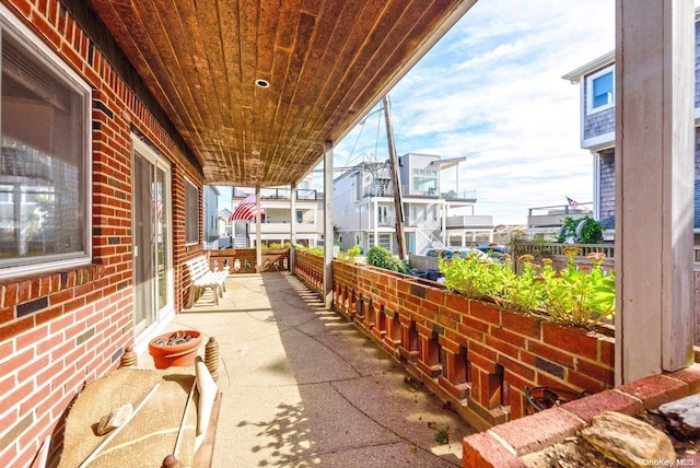 view of patio / terrace with covered porch