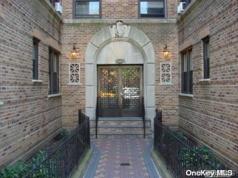 entrance to property with french doors