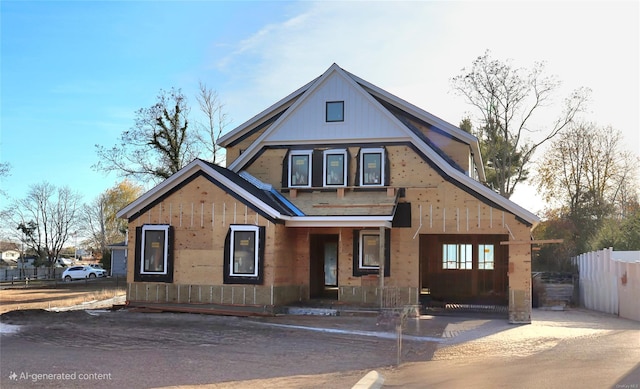 view of front of house with a porch