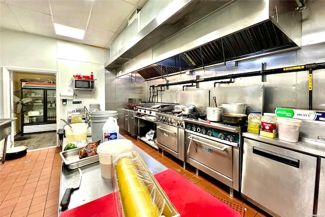 kitchen featuring appliances with stainless steel finishes