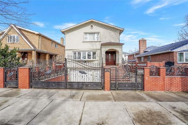 view of front of home