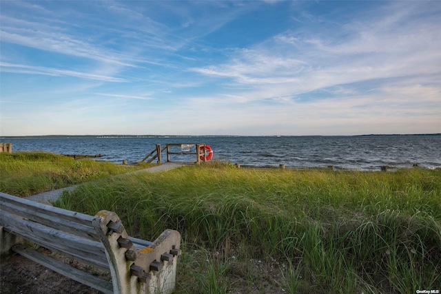 property view of water