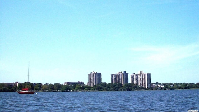 view of water feature