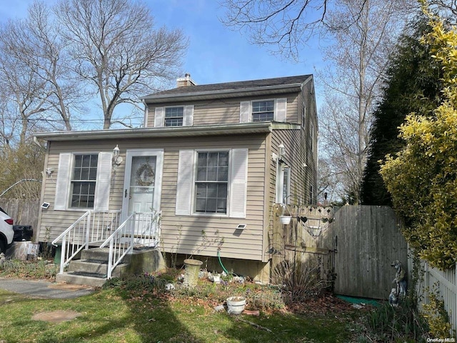 view of front of house