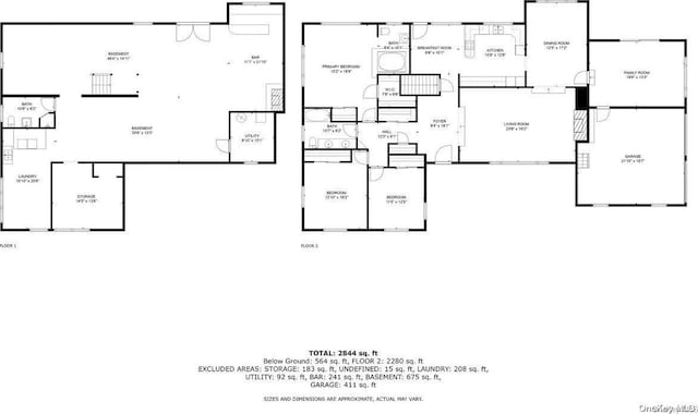 547 Asharoken Ave, Northport, NY 11768 - view of floor plan / room layout