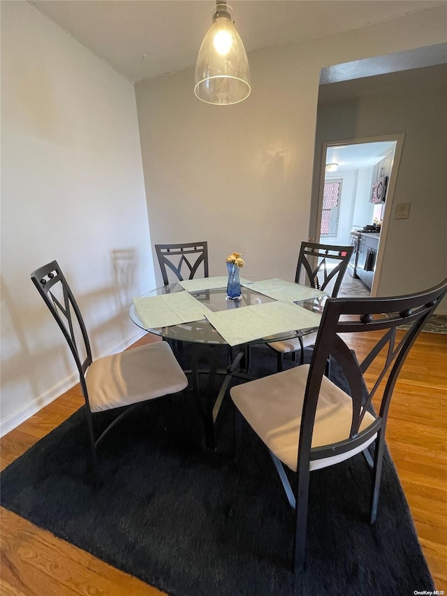 dining room featuring hardwood / wood-style floors