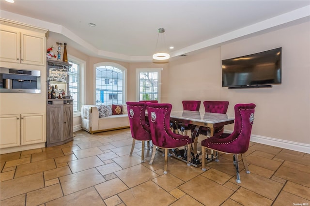 view of dining area