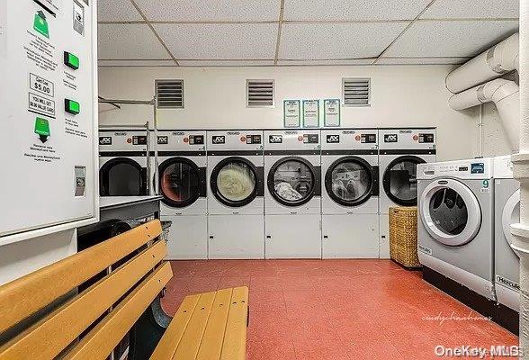 washroom featuring separate washer and dryer