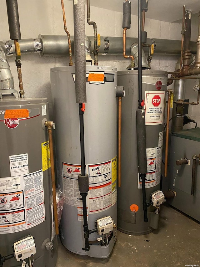 utilities with water heater