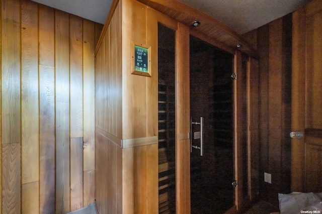 view of sauna / steam room