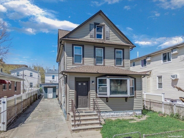 view of property with a front yard