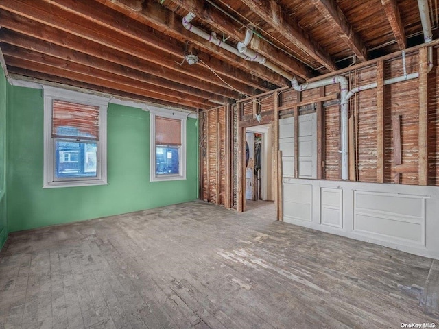 misc room featuring hardwood / wood-style flooring