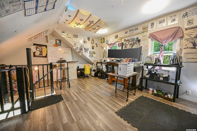 interior space featuring light hardwood / wood-style flooring