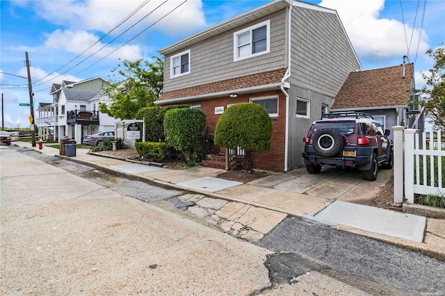 view of front of home