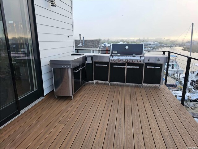 47 Pershing Ave, Babylon, NY 11702 - deck with a grill
