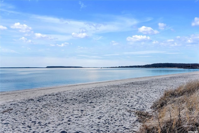 water view with a beach view