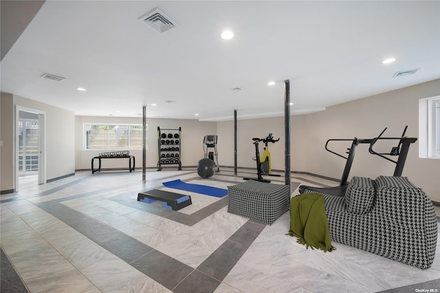 view of workout room