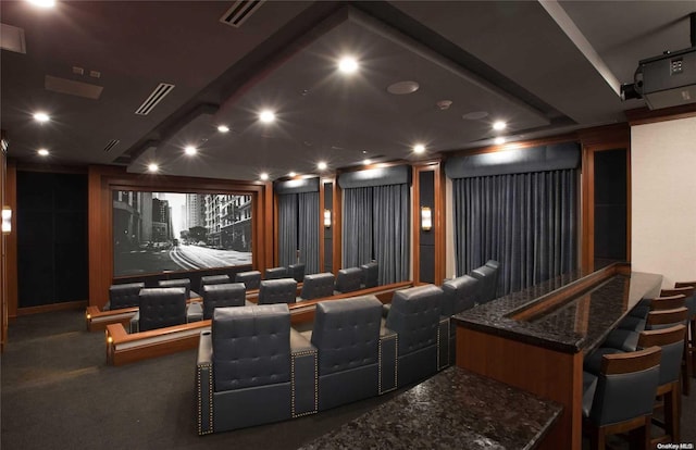 view of home theater room